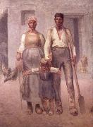 Jean Francois Millet The Peasant Family Germany oil painting reproduction